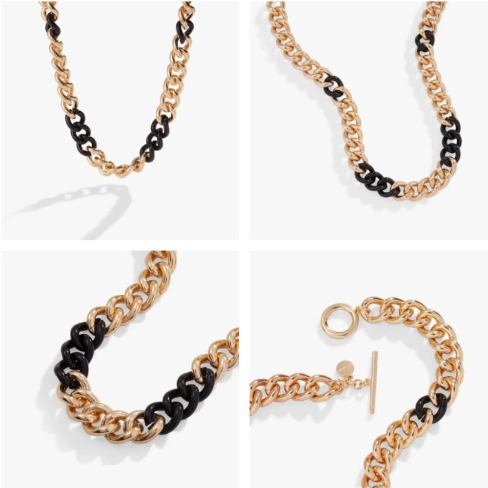 Alex & Ani Color Block Chain Necklace and Bracelet